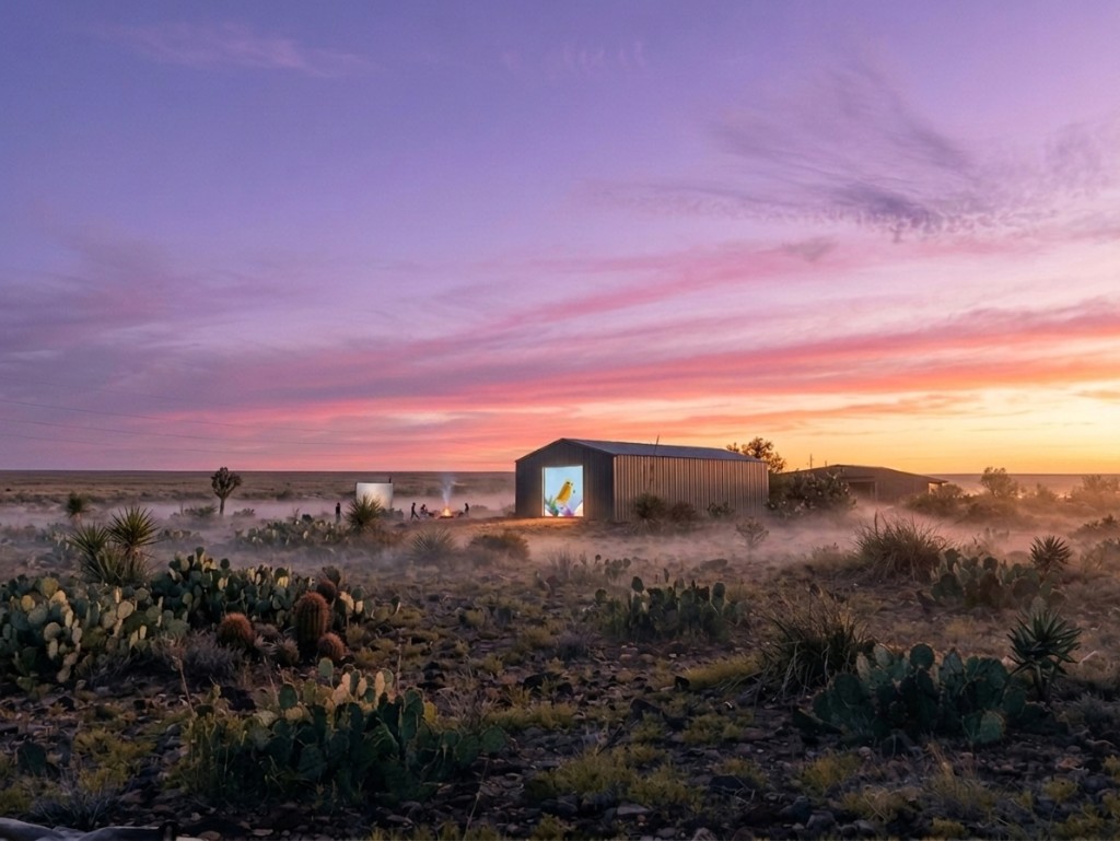 Front of Barn, Sanctuary Installation
