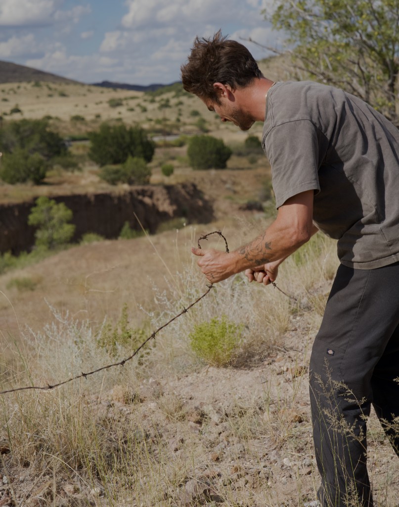 BTS gathering raw material in Marfa